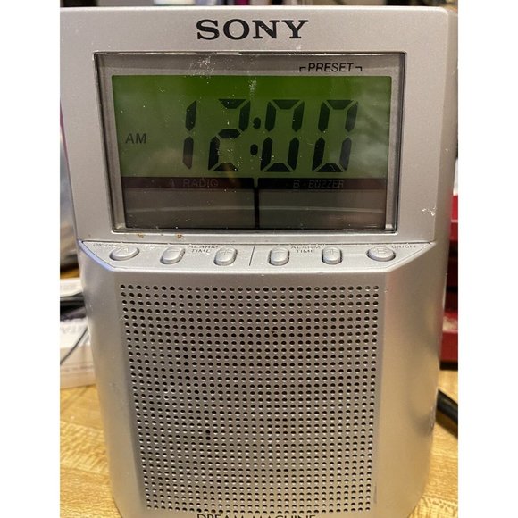 Sony Dream Machine AM /FM Clock Radio - Model ICF-C793 Tested Works - Picture 12 of 12
